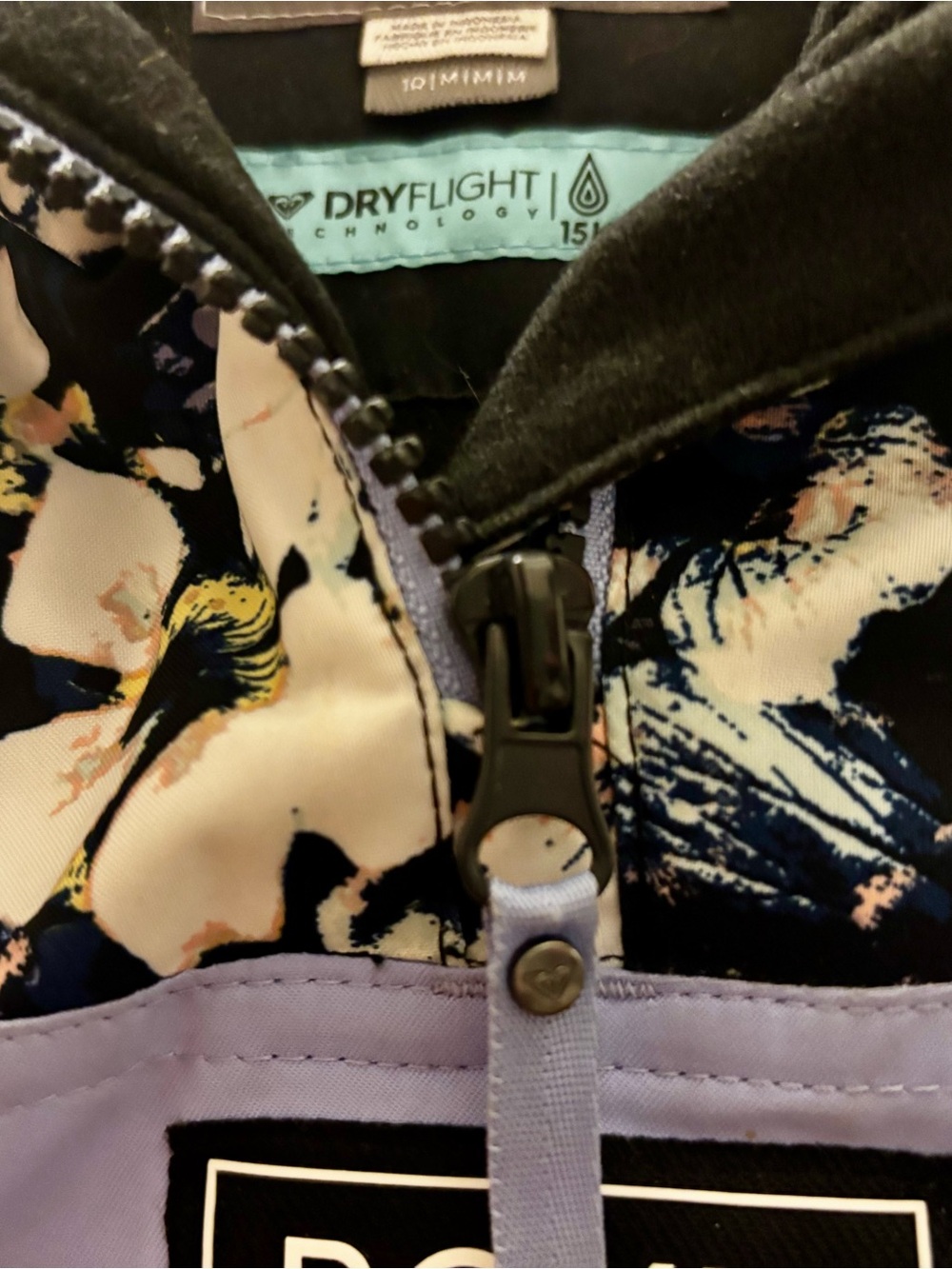 Roxy Girl DryFlight Ski/Snow Jacket – Girls Size 10 - Picture 2 of 7